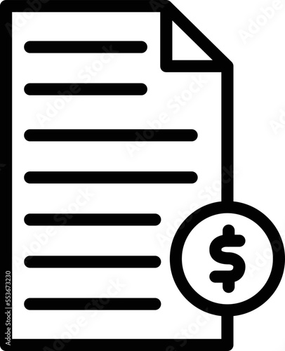 Financial Vector Icon Design Illustration
