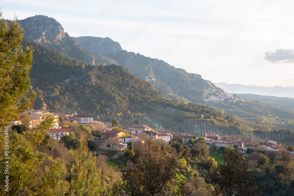 View of Burunchel Village; Cazola; Segura and Las Villas National Park; Jaen; Spain