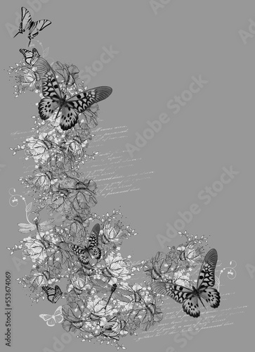 Abstract design print on plain base 