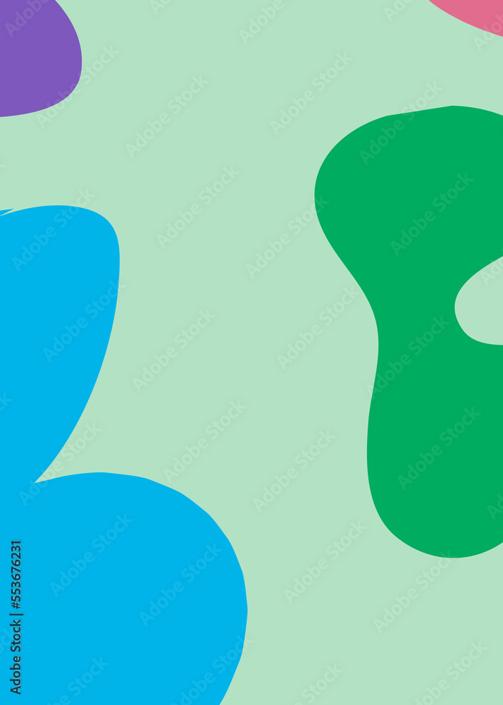 Abstract Shape Colourful Background Abstract Shape Colourful Background