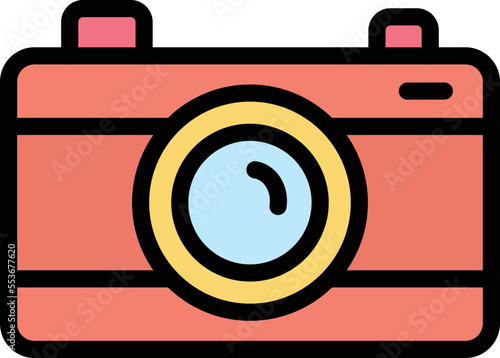 Camera Vector Icon Design Illustration