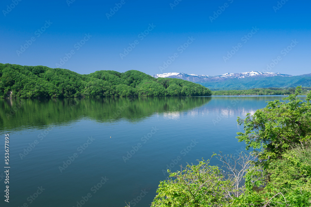 釜房湖