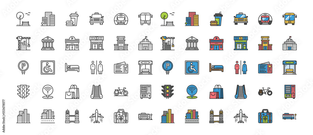 Elements City And Street Icon Symbol Design Simple Set For Using In Web Graphics Report Logo Infographics. Best Quality Outline Symbol Vector Collection, Park, City, Building, Elements City And Street Icon Symbol Design Simple Set For Using In Web Graphics Report Logo Infographics. Best Quality Outline Symbol Vector Collection, Park, City, Building,