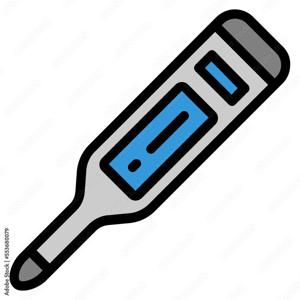 thermometer filled outline icon thermometer filled outline icon