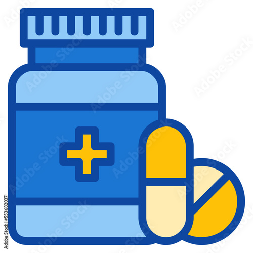 pills two tone icon