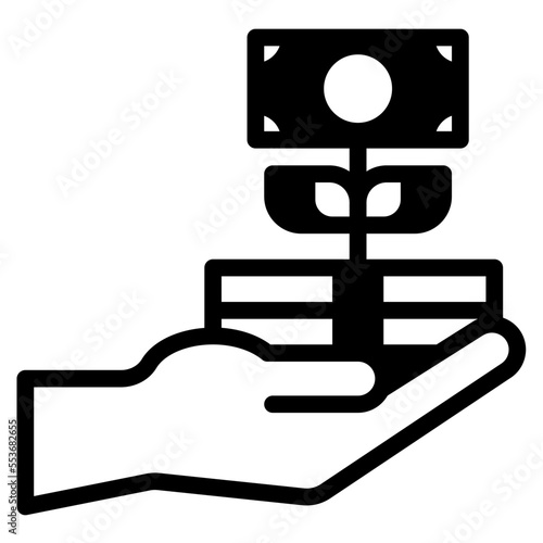 income glyph icon