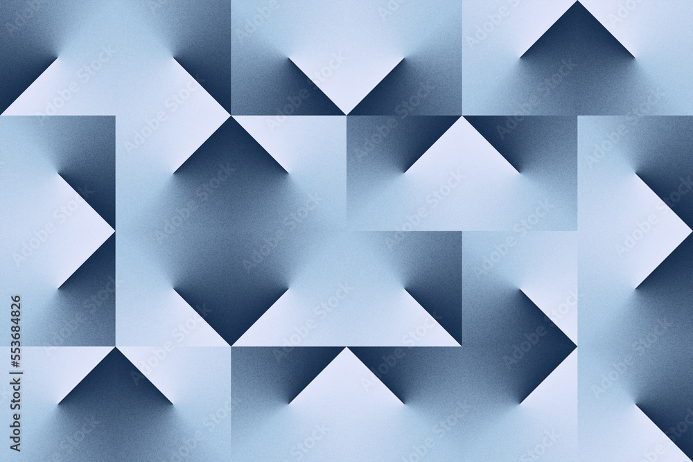 Abstract radial gradient geometric blue seamless pattern for your next project. Simple triangular illustration design Abstract radial gradient geometric blue seamless pattern for your next project. Simple triangular illustration design