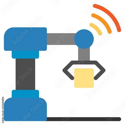 robot flat icon