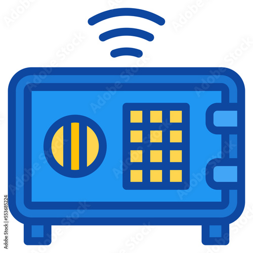 safebox two tone icon