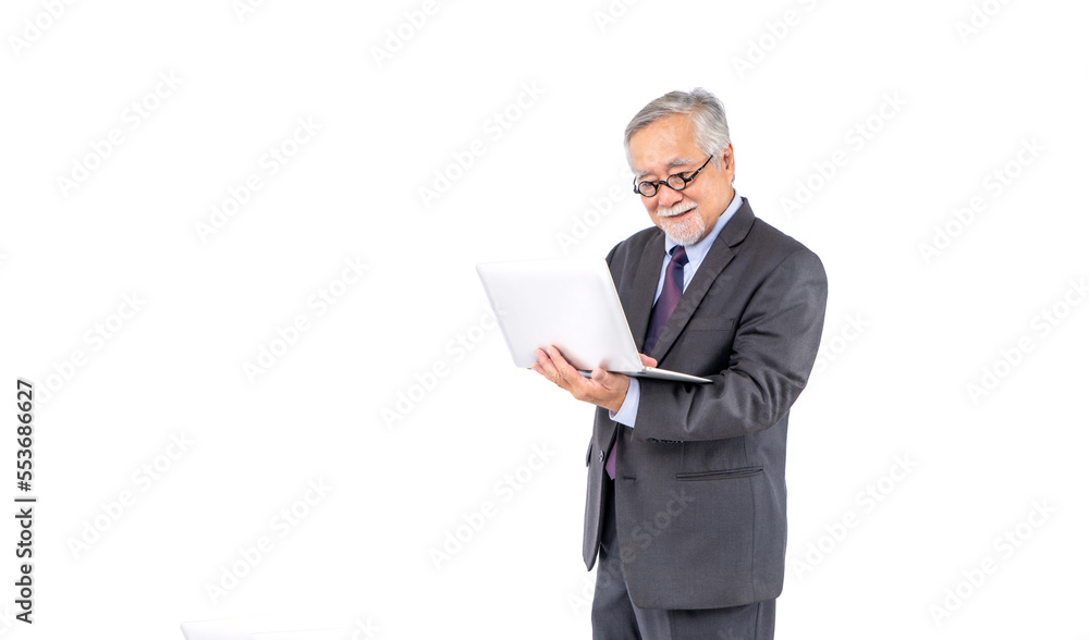 businessman working on laptop working on laptop pc computer white background studio portrait businessman working on laptop working on laptop pc computer white background studio portrait