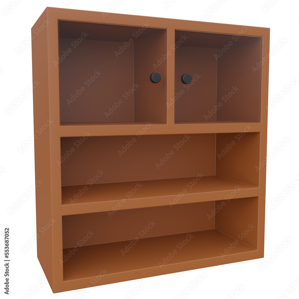 cabinet 3d render icon with transparent background cabinet 3d render icon with transparent background