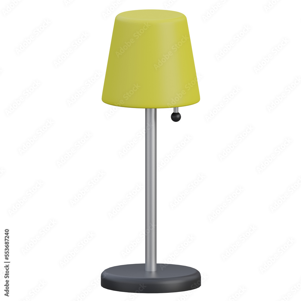 floor lamp 3d render icon with transparent background floor lamp 3d render icon with transparent background