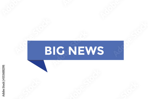 Big news button web banner template Vector Illustration  © MDneamul