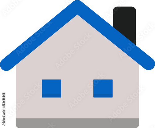 Web home flat icon for apps and websites. Social media set in support of self-isolation and staying at home. Distancing measures to prevent virus spread. Covid19 signs. Stay home. Isolated icon
