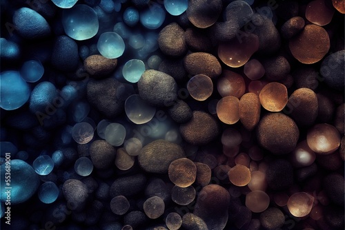 texture organique abstraite de pierres marines polies  photo