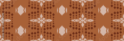 Batik Textile ikat print seamless pattern digital vector design for Print saree Kurti Borneo Fabric border brush symbols swatches designer
