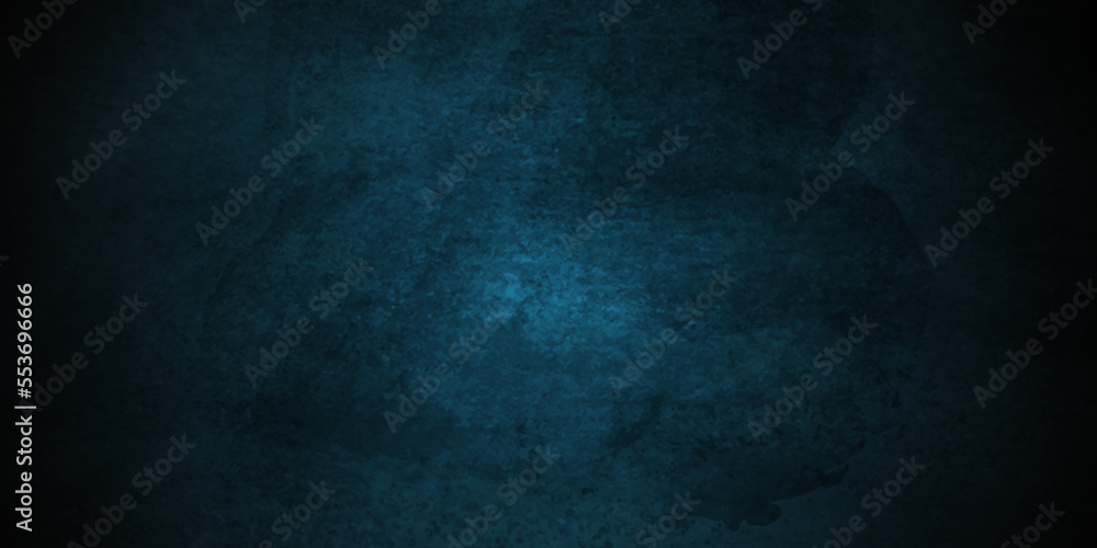 Dark blue background  . Blue background beautiful abstract grunge old wall . Abstract grunge blue textures and backgrounds for text or image .