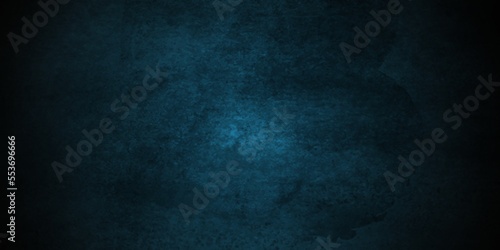 Dark blue background . Blue background beautiful abstract grunge old wall . Abstract grunge blue textures and backgrounds for text or image .