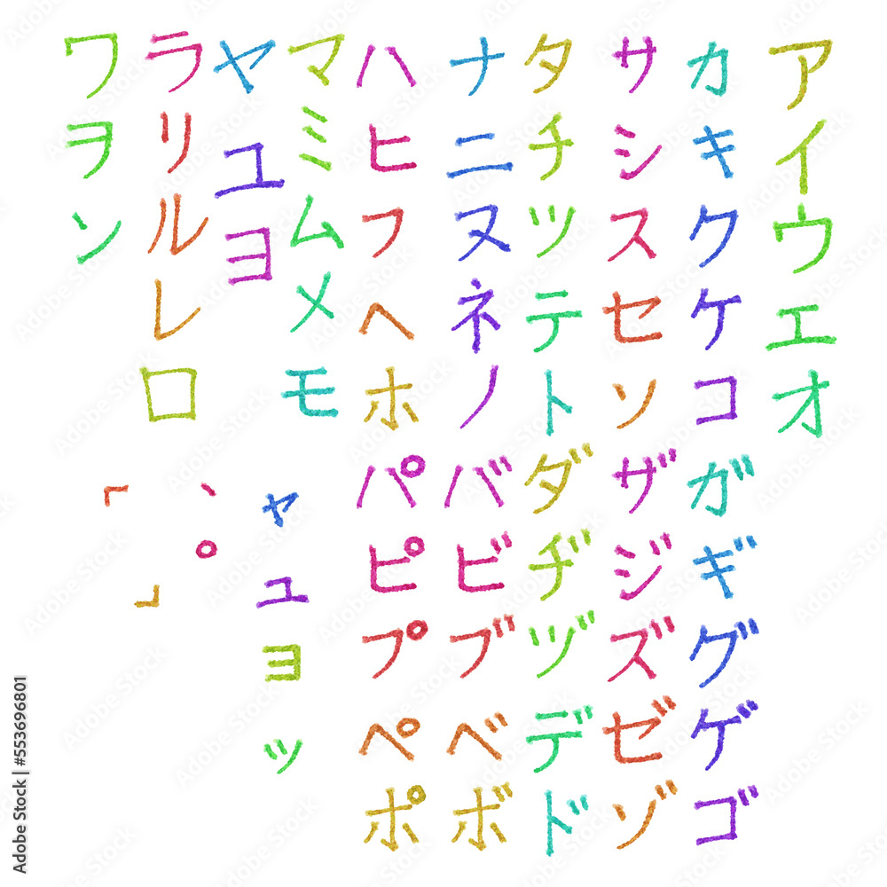 katakana カタカナ アイウエオ 日本語 Japanese katakana カタカナ アイウエオ 日本語 Japanese