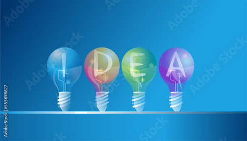 light bulb shine navigate for success creative business thinking,set icon,modern Idea concept vector
