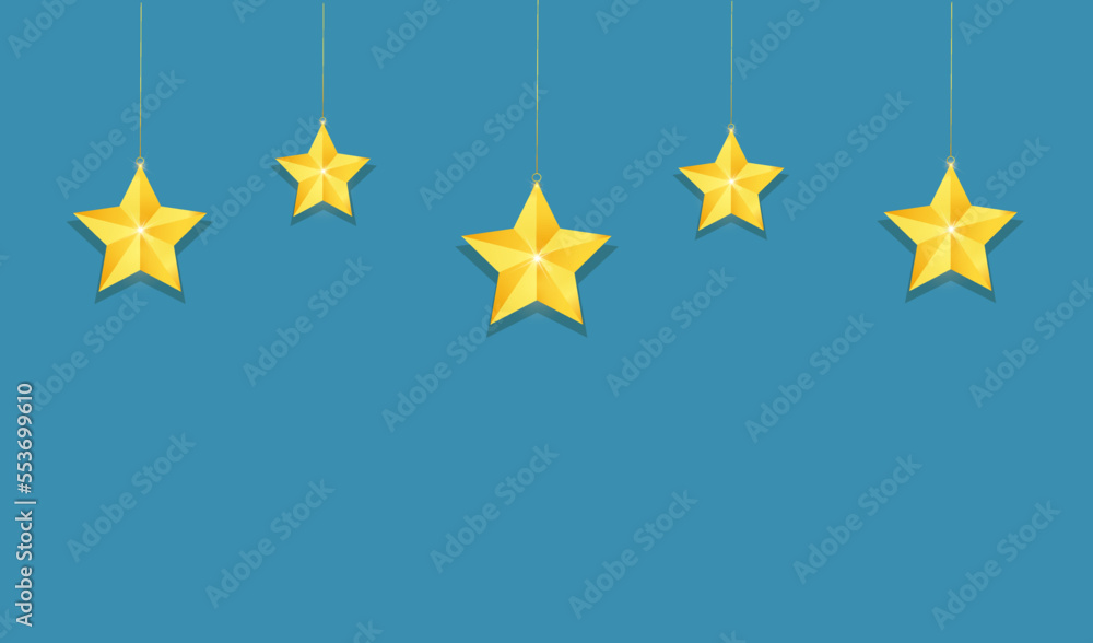 Background with golden stars Background with golden stars