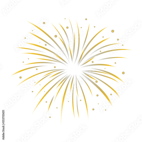 illustration of a fireworks