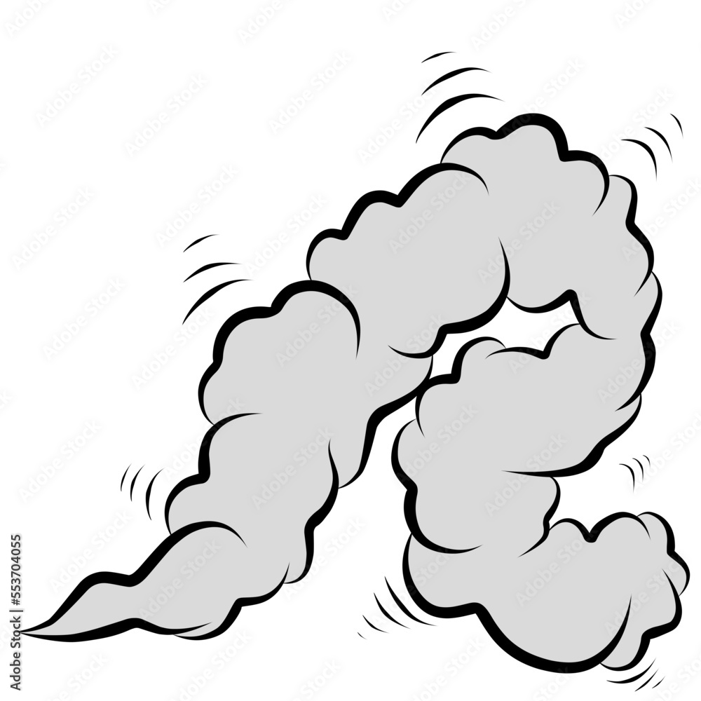 Smoke effect car, smoke line, cloud vector Smoke effect car, smoke line, cloud vector