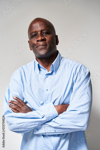 Portrait of professional mature African-American man