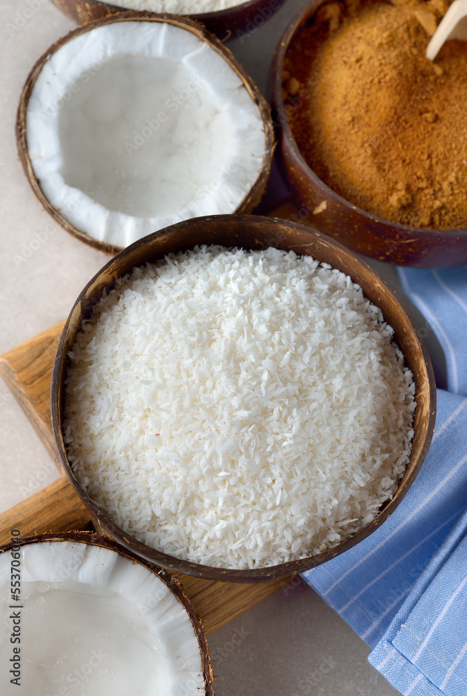 Natural coconut shavings Natural coconut shavings