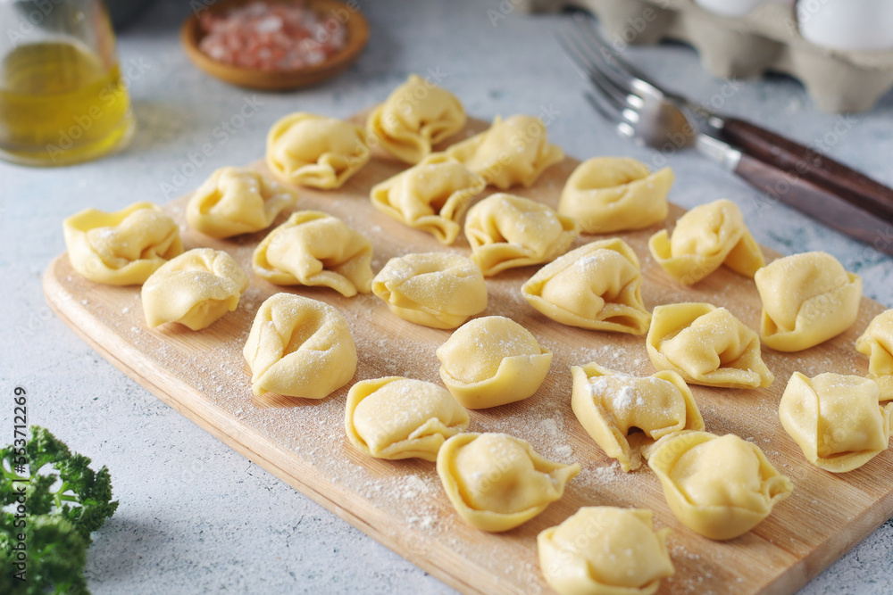 Tortellini - dumplings typical dish from Italian cuisine Tortellini - dumplings typical dish from Italian cuisine