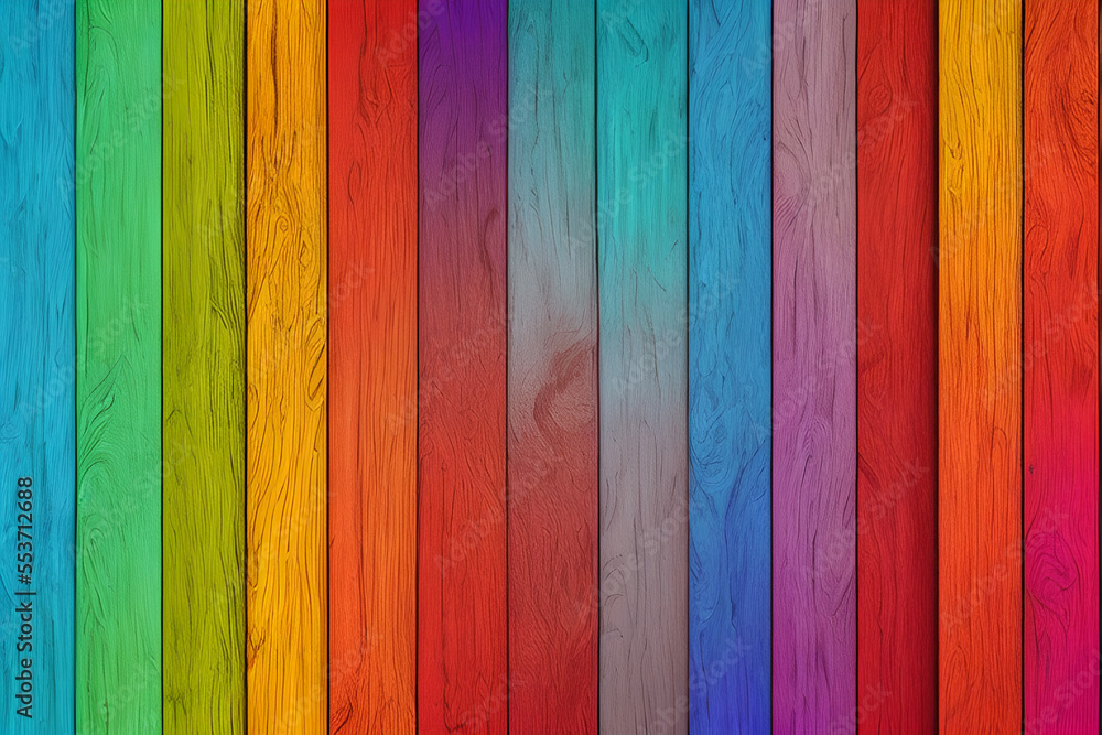 Rainbow Wood Background, colorful Wood Background, Wood Background ...