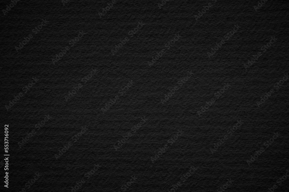 Fototapeta premium Close up retro plain dark black cement & concrete wall background texture for show or advertise or promote product and content on display. 
