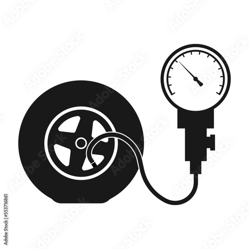 Tire pressure gauge icon