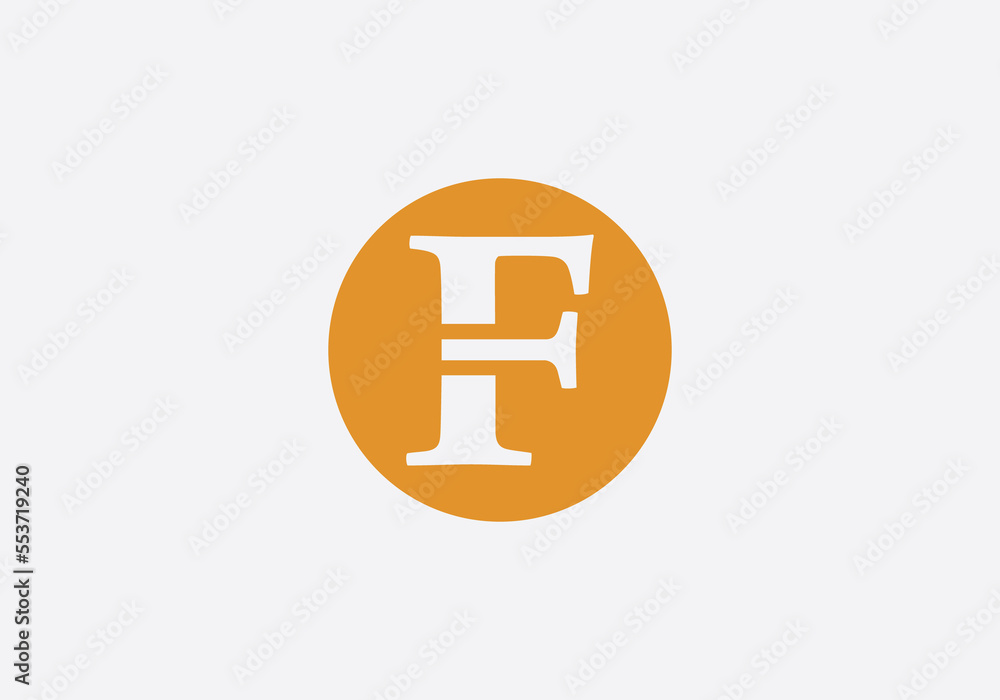 Brand circle logo design and favicon icon letters. Simple circle icon image Brand circle logo design and favicon icon letters. Simple circle icon image