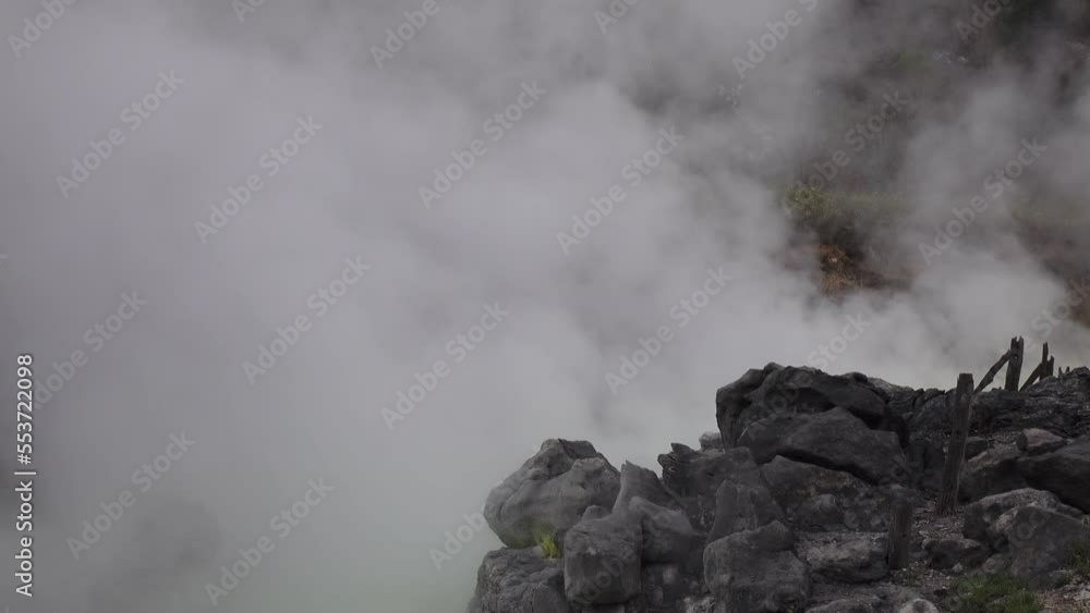 Tamagawa Hot Spring in Akita, Japan. Tamagawa is the highest flow rate