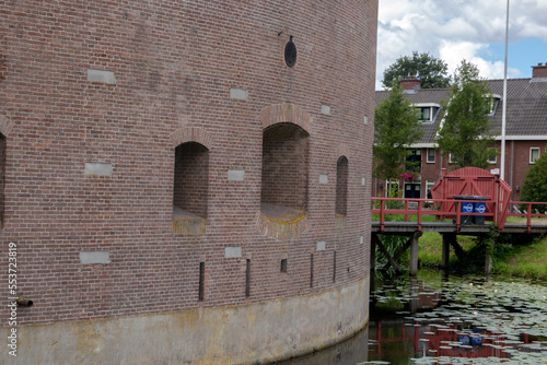 Bridge At The Fort Ossenmarkt At Weesp The Netherlands 20-7-2020 photo