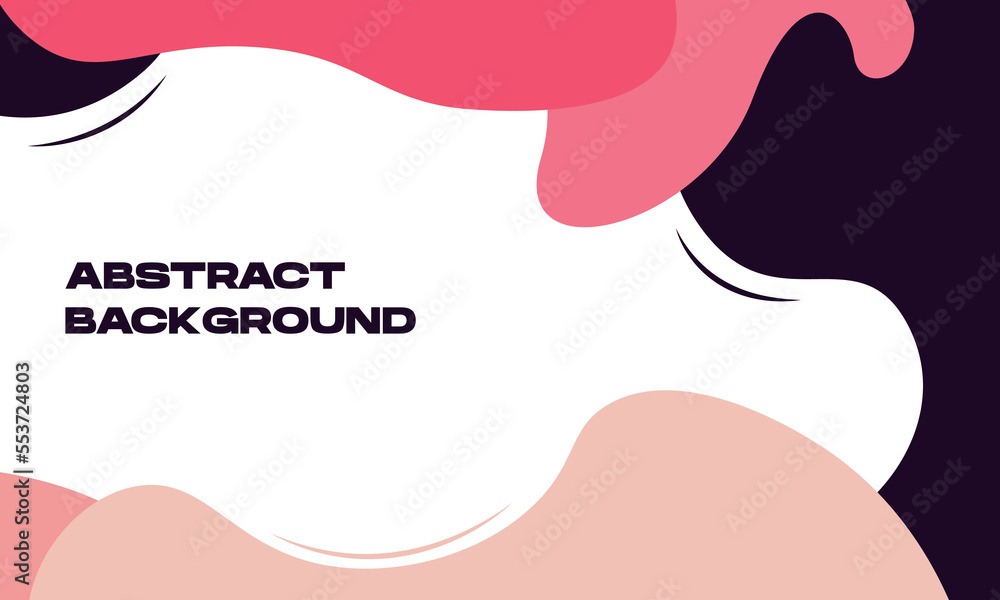 Vector asbtract white, pink, blue, black wave fluid background Vector asbtract white, pink, blue, black wave fluid background
