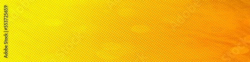 Panorama Yellow orange gradient background, modern panoramic design suitable for Ads, Posters, Banners, and Creative gaphic works
