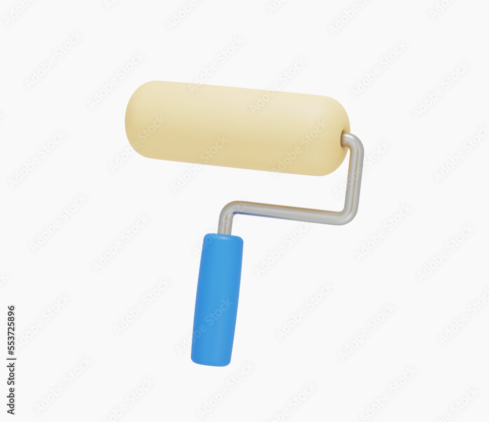 3d Realistic Paint roller vector illustration 3d Realistic Paint roller vector illustration