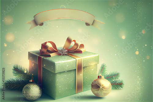 Giftbox in with Christmas o...