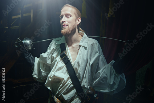 Bild auf Leinwand brave musketeer man