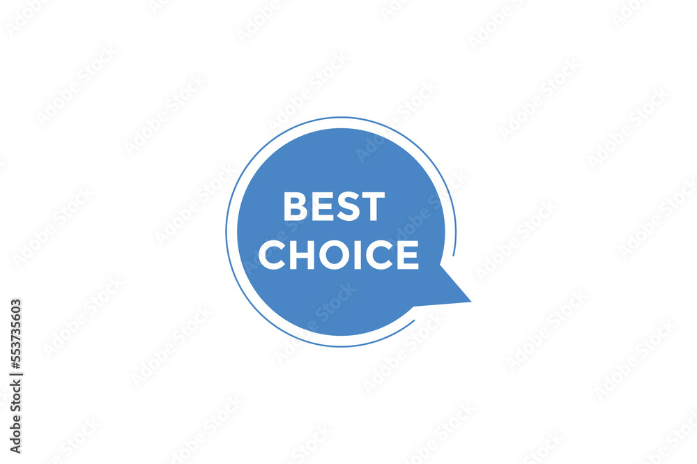 Best choice button web banner template Vector Illustration
Best choice button web banner template Vector Illustration