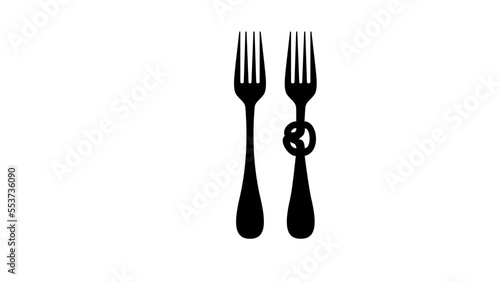 fork silhouette