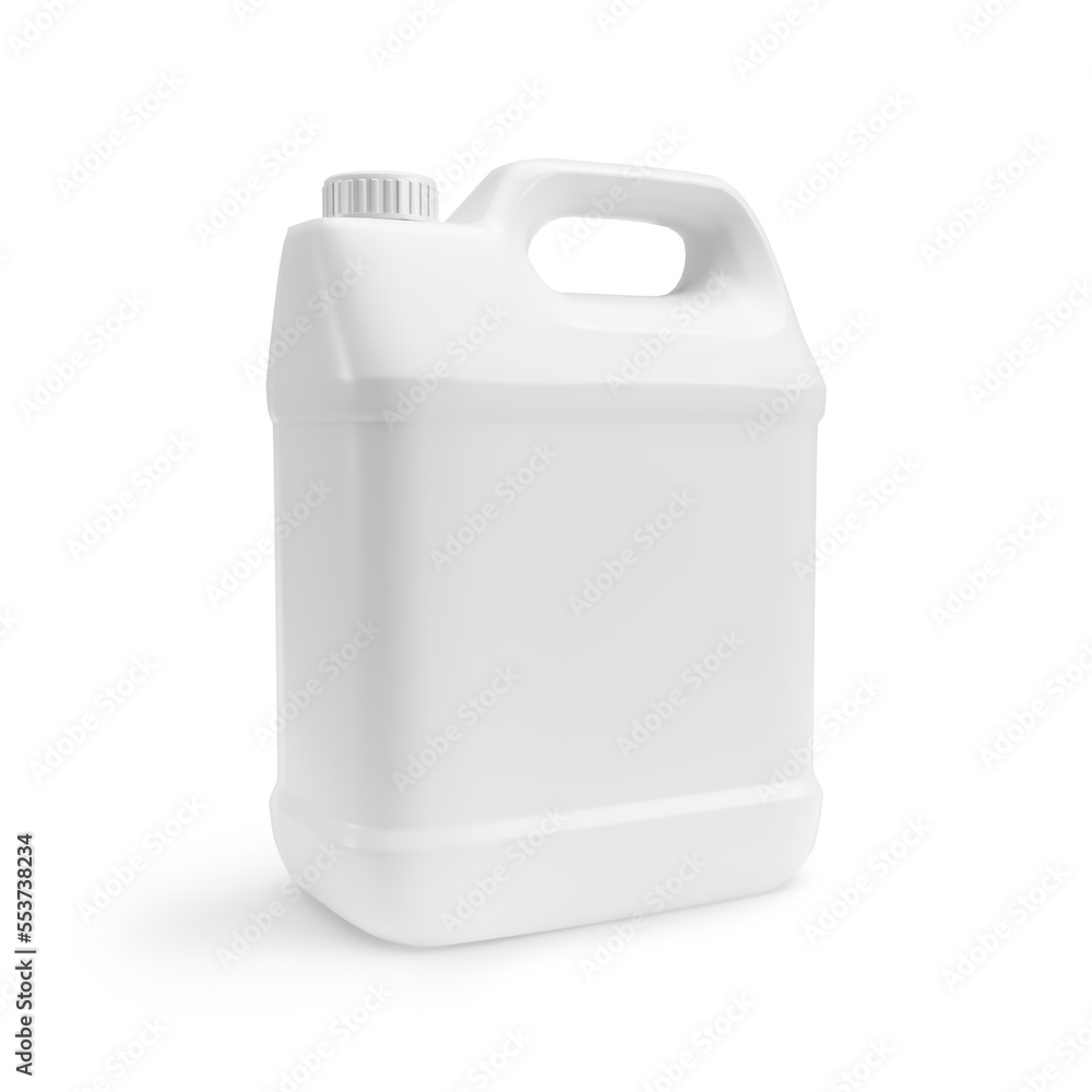 White Gallon mockup isolated White Gallon mockup isolated