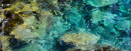 Abstract ocean water background. Sea water texture. Selective focus.