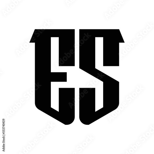 Free Download ES Letter Logo Design Vector - GFXLoad