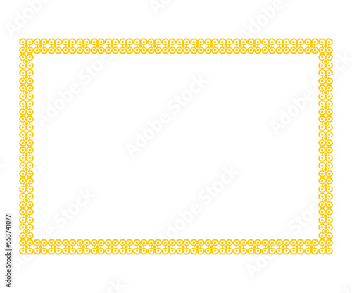 abstract artstic creative yellow border