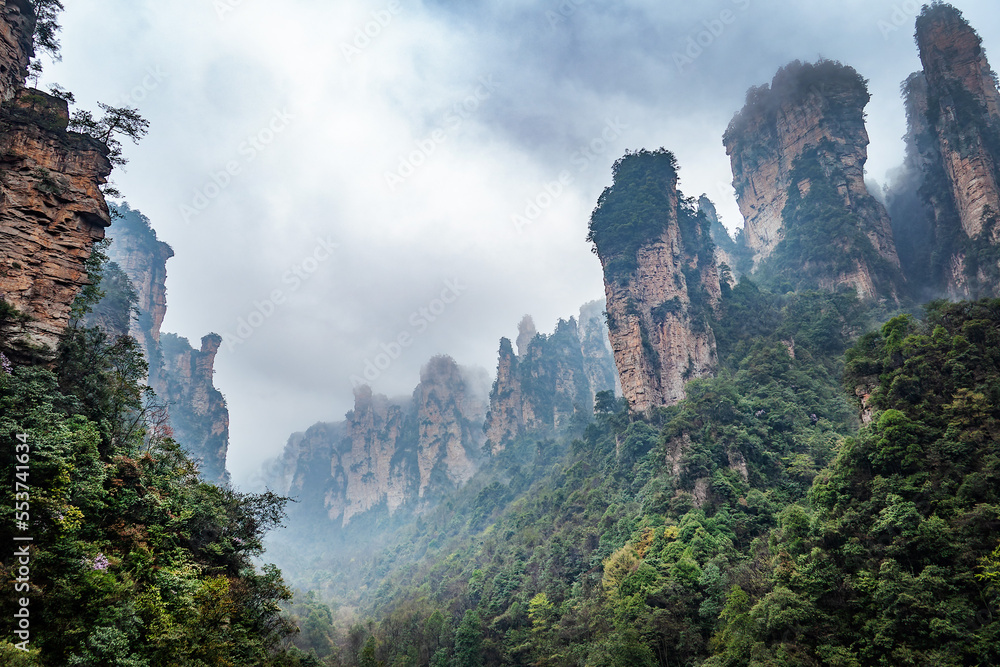 Family group mountain hikes on Huangshan mountain adventures trails