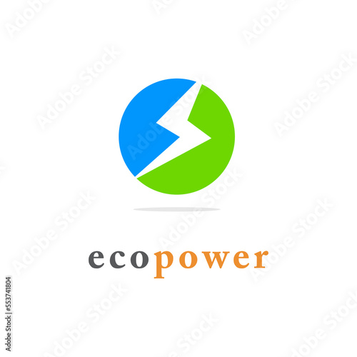 Free Download Eco power logo icon design Free Vector - GFXLoad