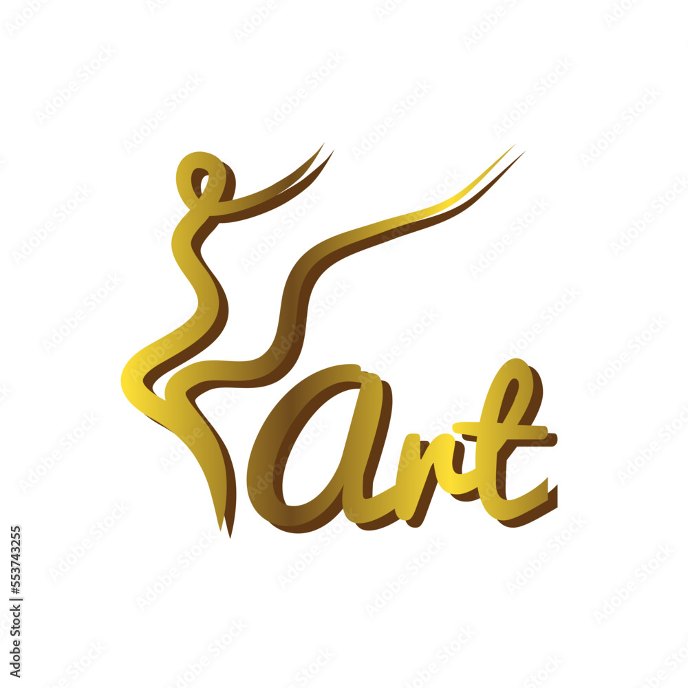 abstract person as a part of word art abstract person as a part of word art